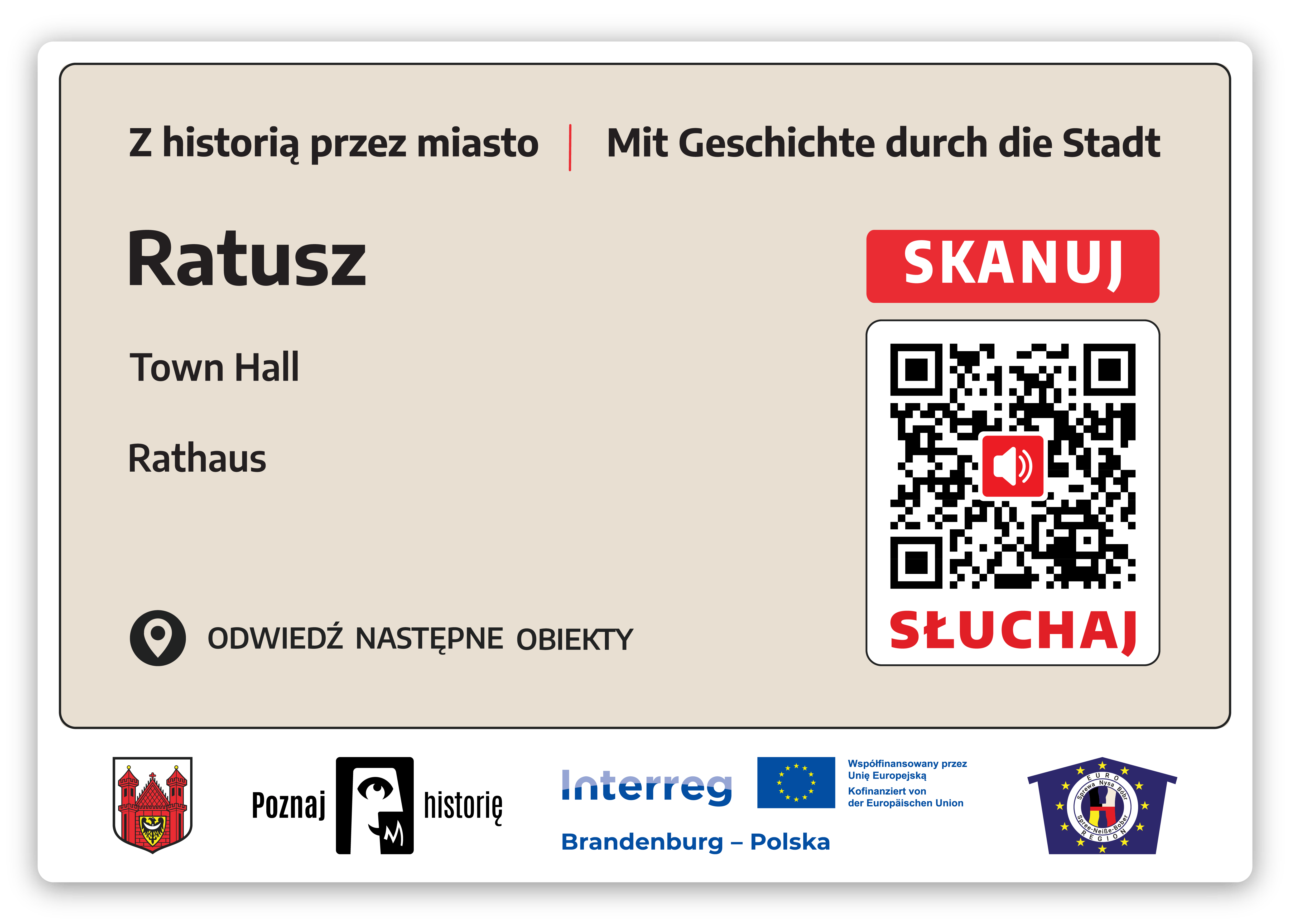 Tabliczka z QR kodem
