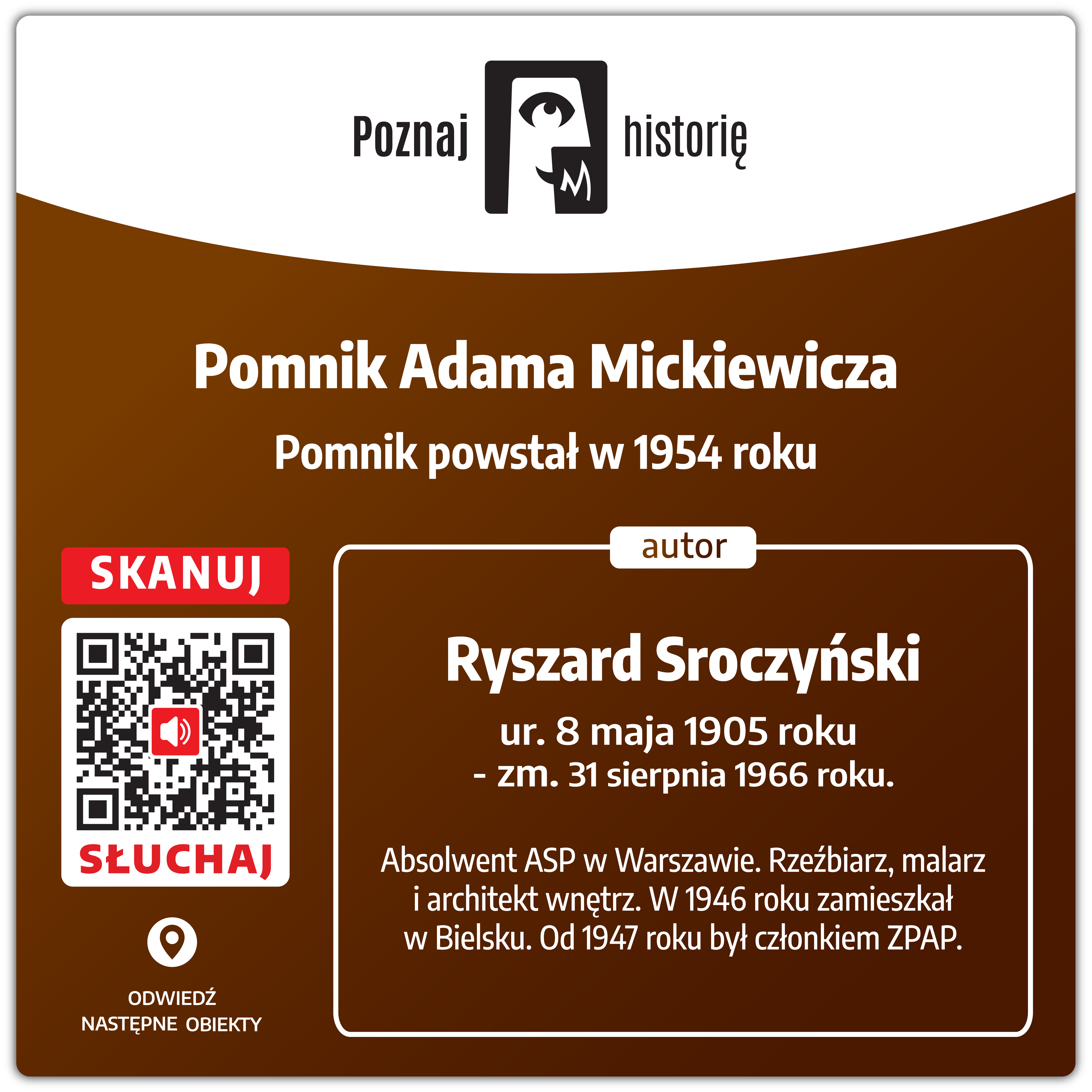 Tabliczka z QR kodem
