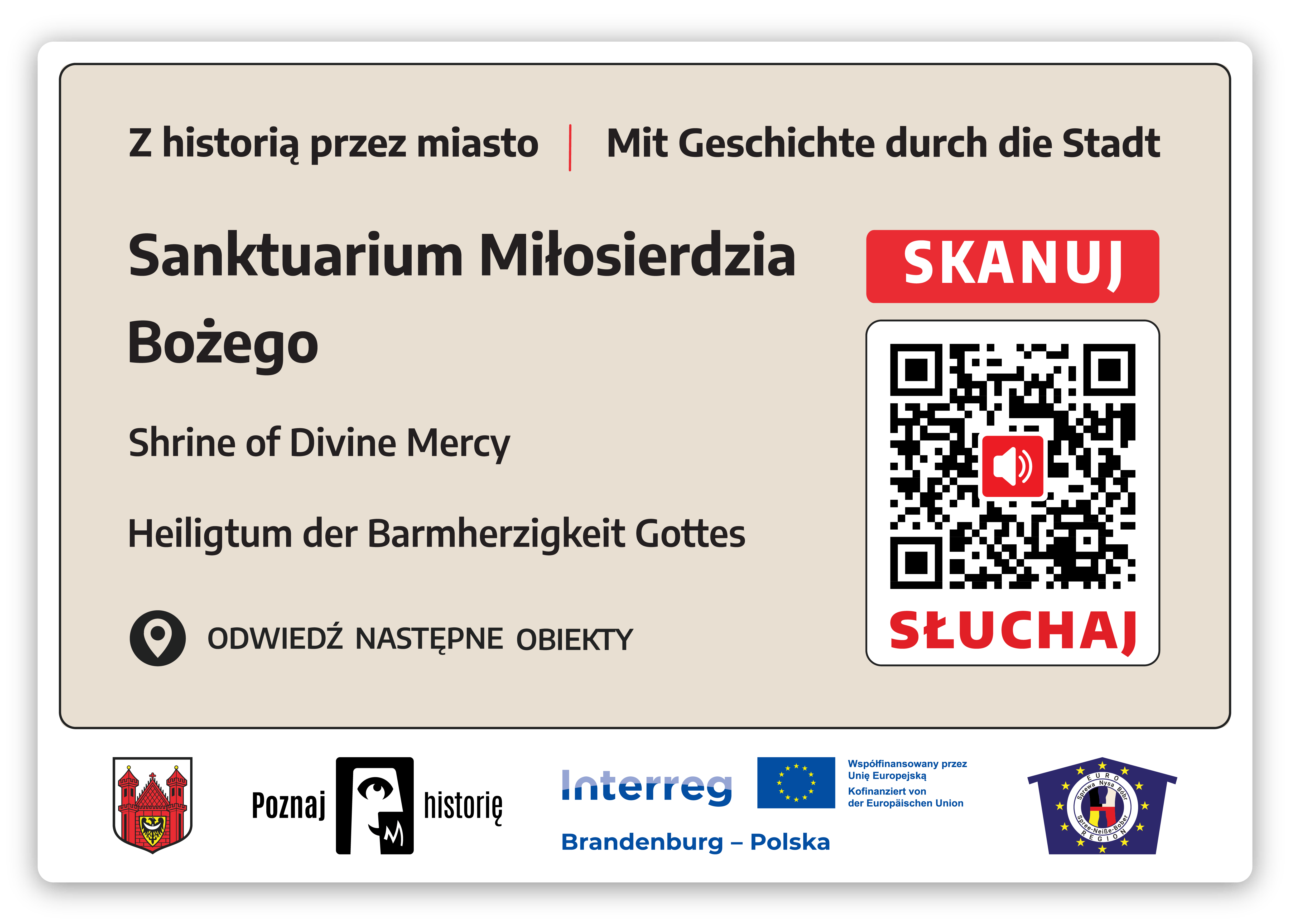 Tabliczka z QR kodem