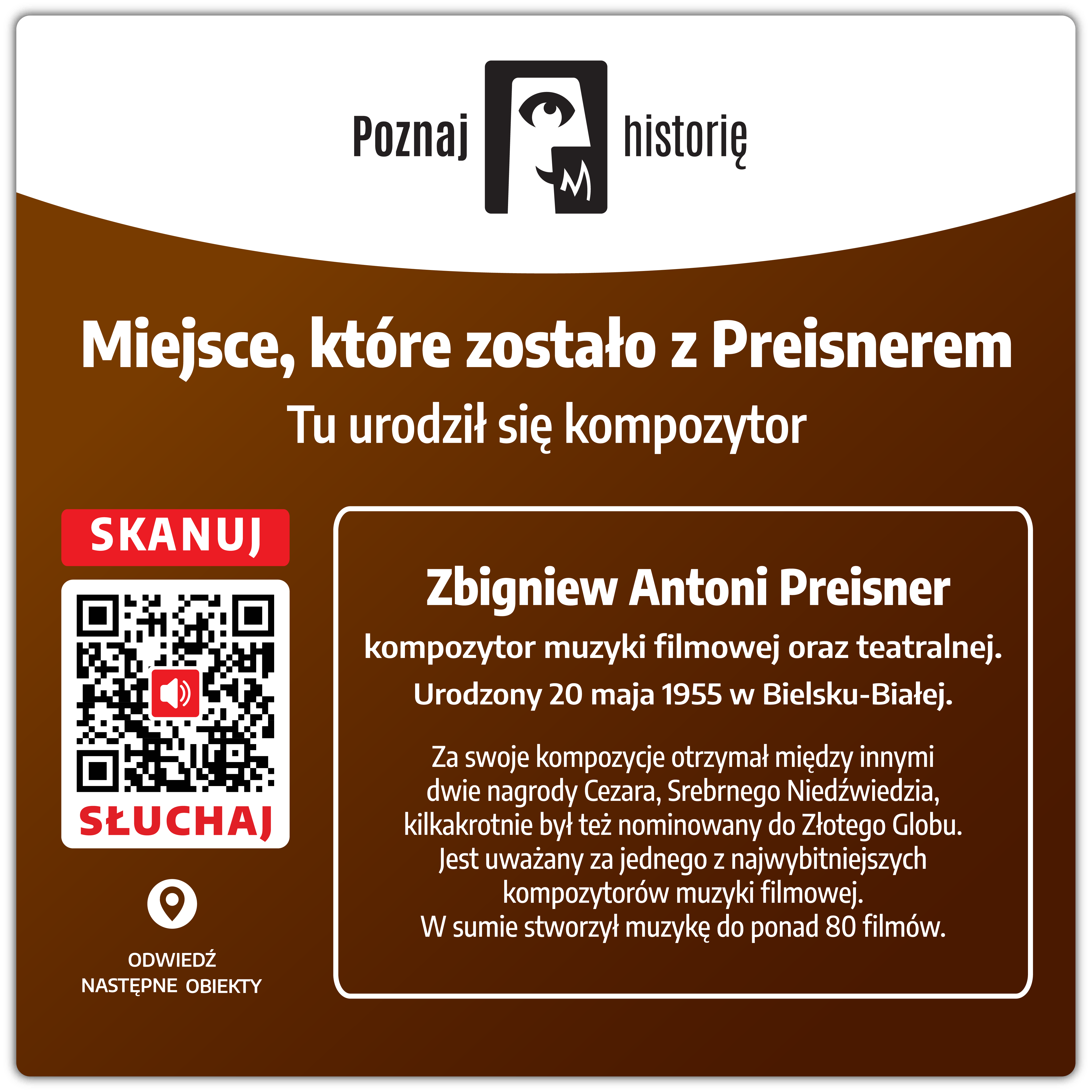 Tabliczka z QR kodem