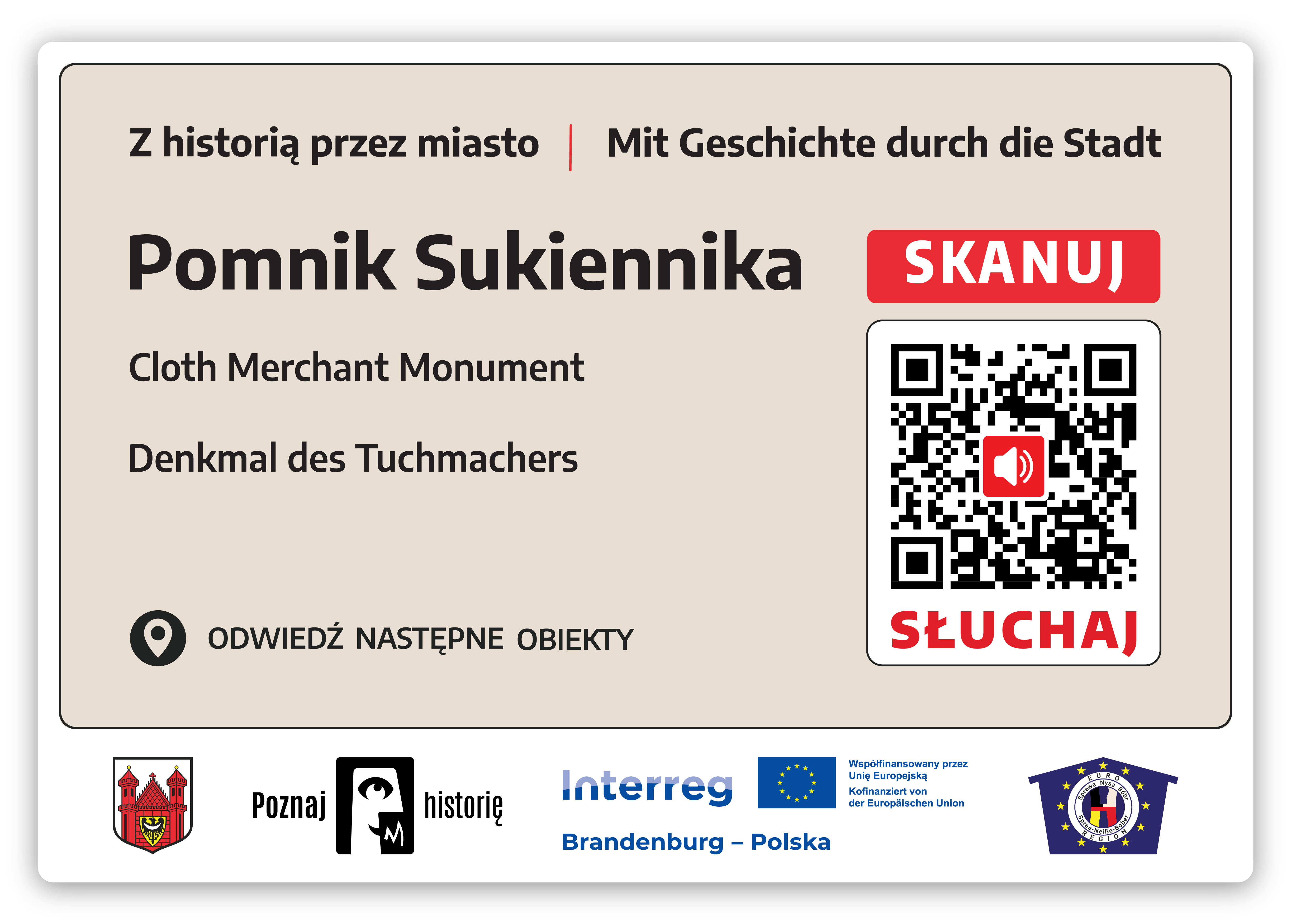 Tabliczka z QR kodem