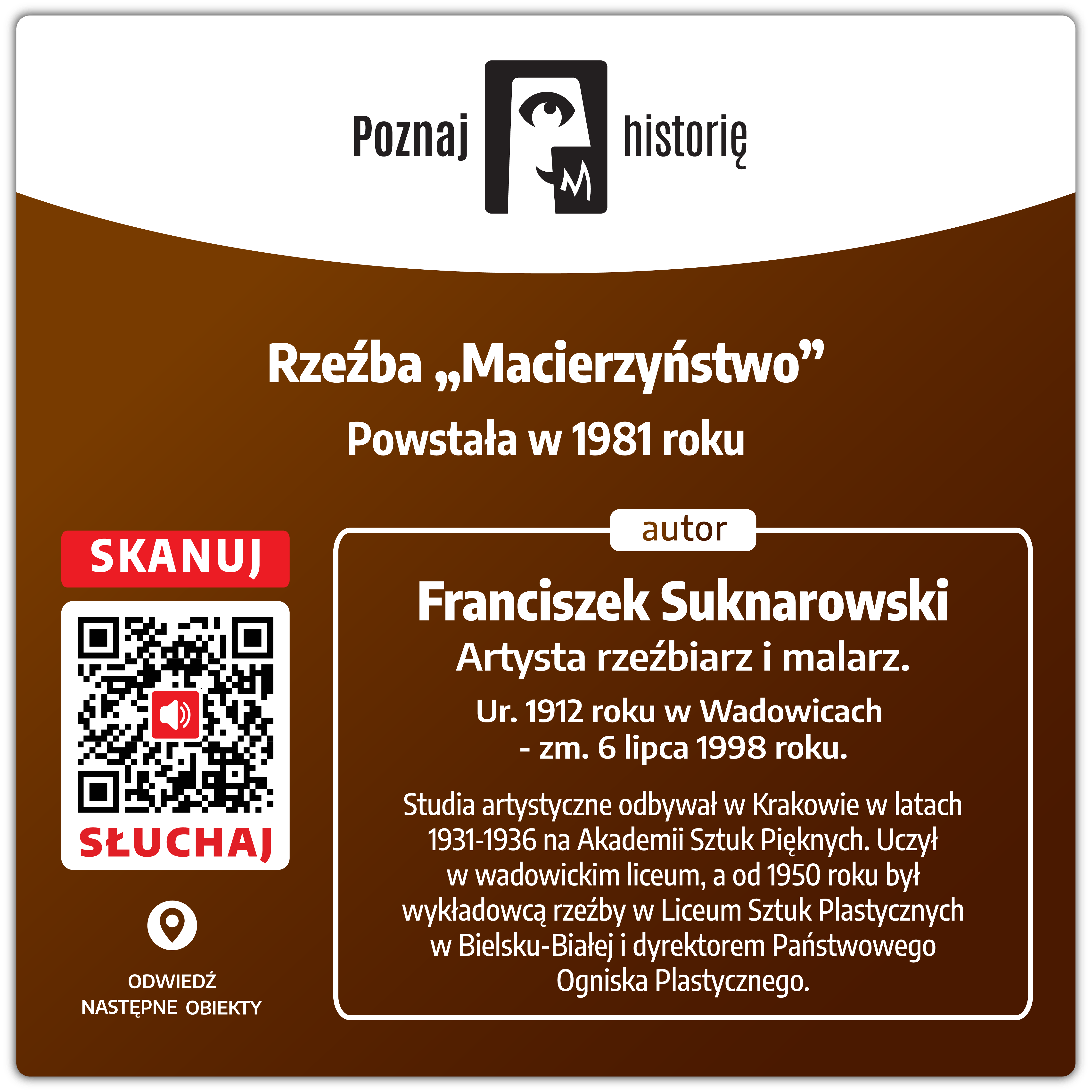 Tabliczka z QR kodem
